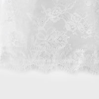 Mélisande white lace tiered maxi dress