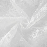 Mélisande white lace tiered midi dress