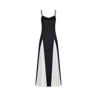 Sofie Two Tone Pleated Maxi Dress