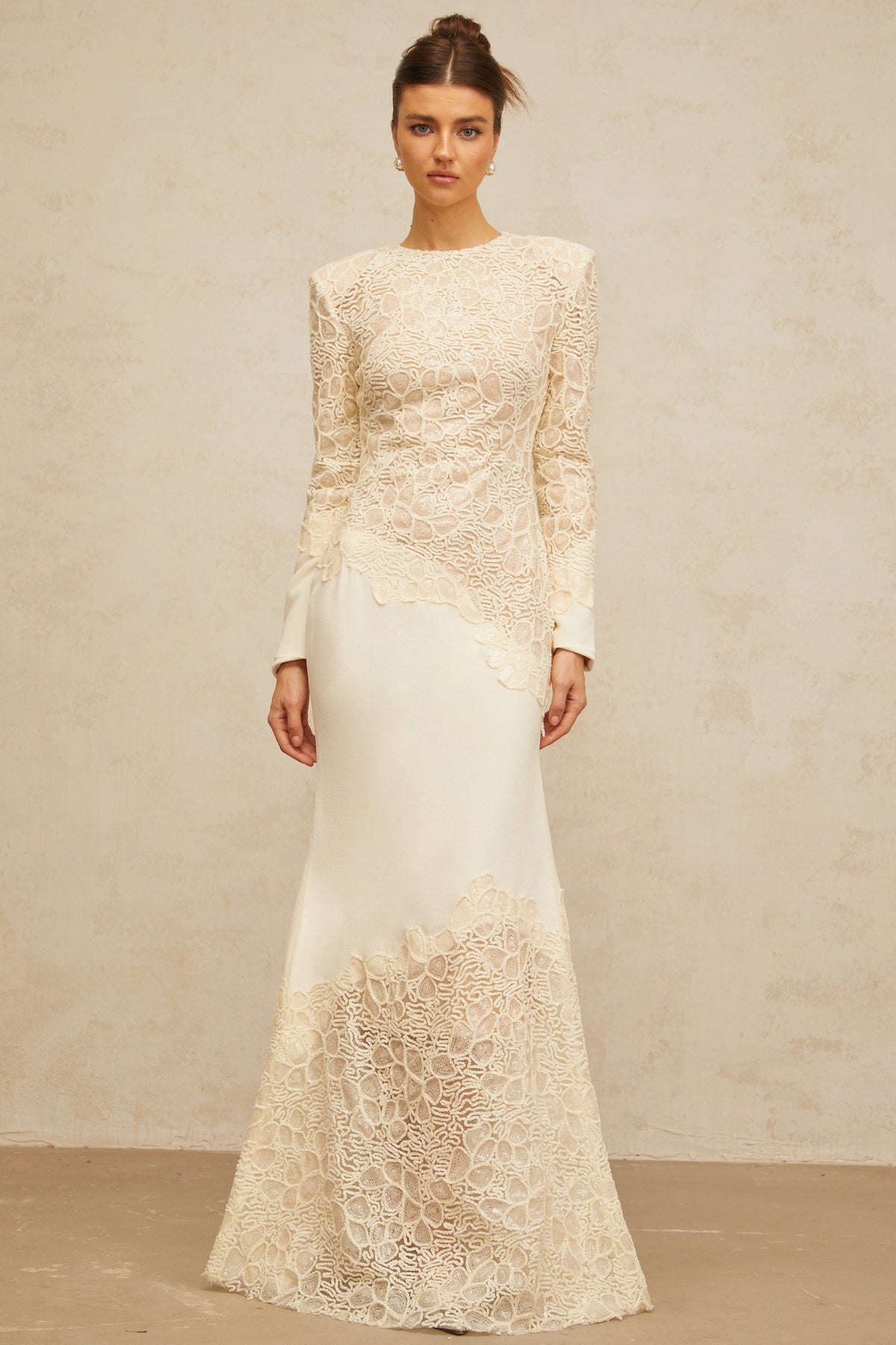 Mathilde White Embroidered Maxi Dress