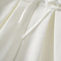 Inmaculada White Boned Bodice Mini Blazer Dress