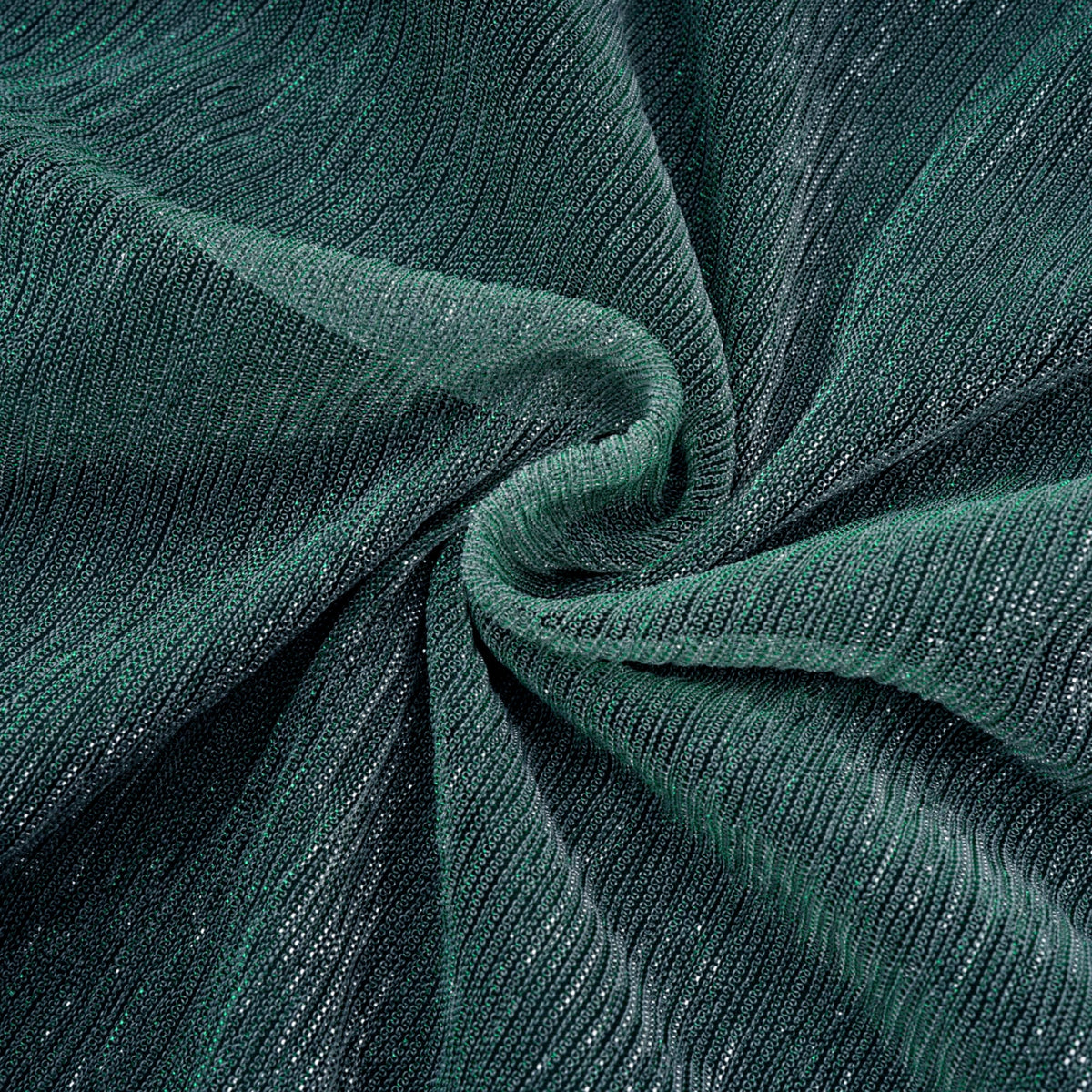 Delphine green ribbon-design corset maxi dress