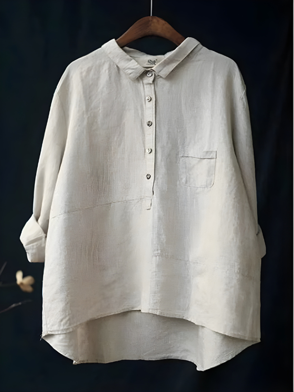 Stella™ Women's Linen Long Sleeve Shirt