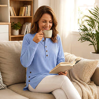 Women's Solid Color Crew Neck Pullover