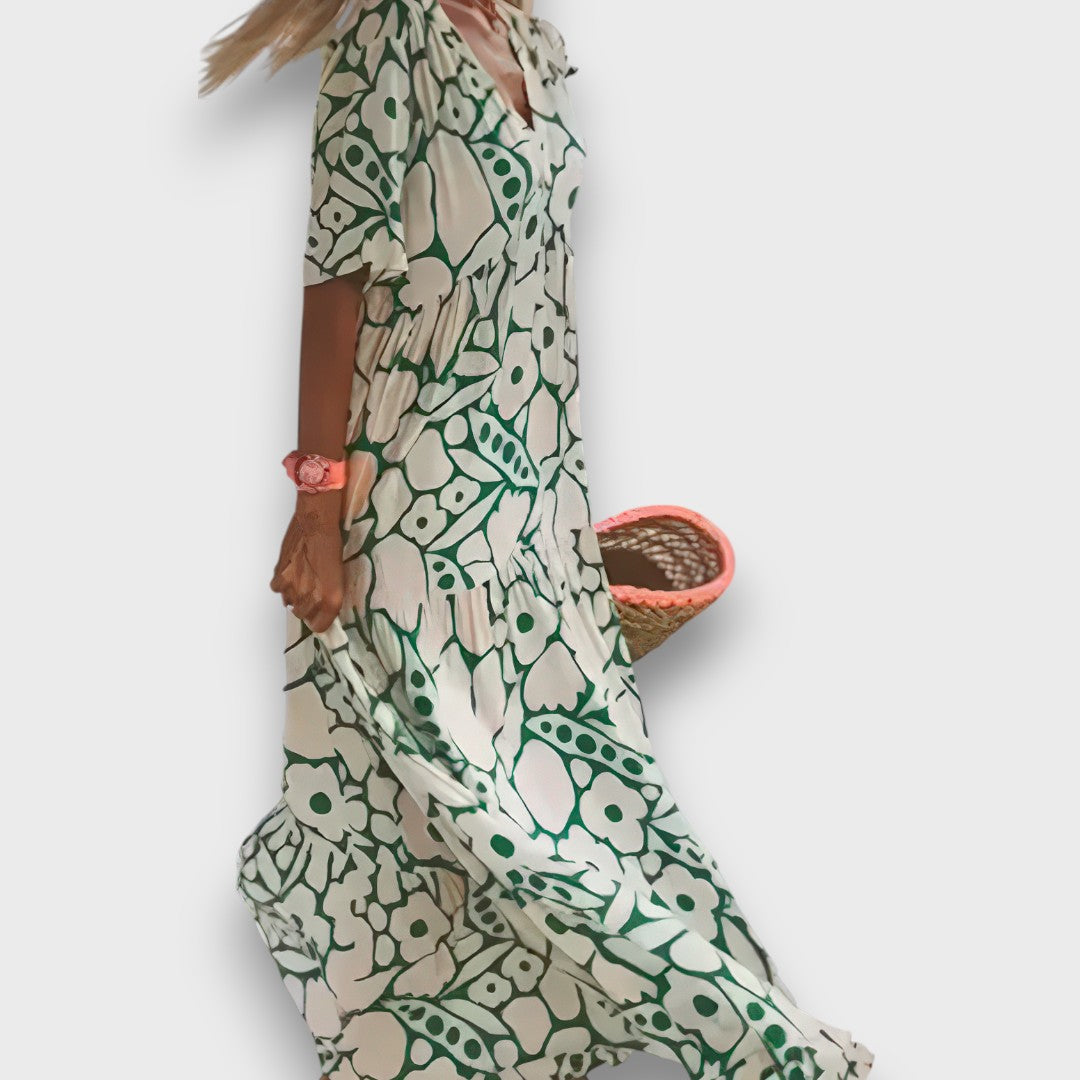 Melina – Airy dress with V-neck