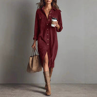 Calista | Soft-Touch Button-Down Midi Dress - Bundle Deal