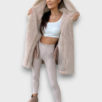Melora – Plush Hooded Teddy Coat