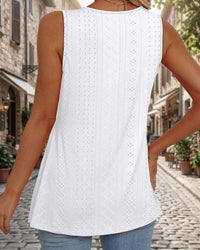 Women's Sleeveless V Neck Flowy Peplum Tank Tops
