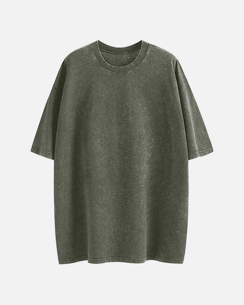 Oversized Acid Washed Cotton Vintage T-Shirts for Unisex