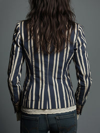 Juniper Bohemian Striped Blazer