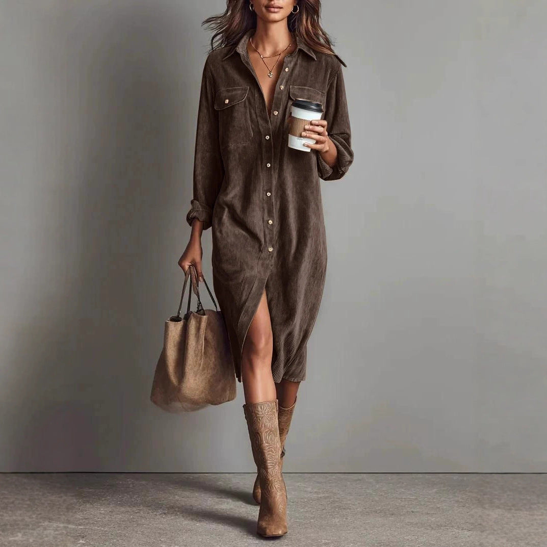 Calista | Soft-Touch Button-Down Midi Dress - Bundle Deal