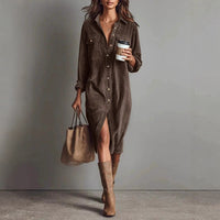 Calista | Soft-Touch Button-Down Midi Dress - Bundle Deal