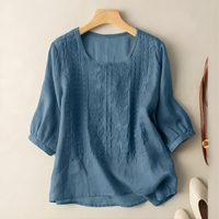 Violet™ Embroidered Boho Blouse