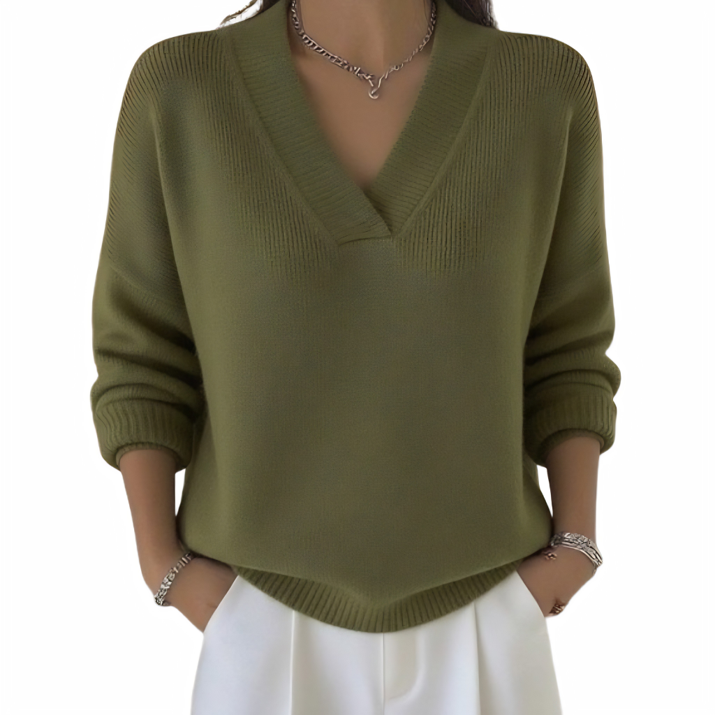 Maggie™ Effortless V-Neck Sweater