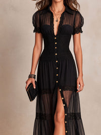 Gracie - Elegant Lace Maxi Dress