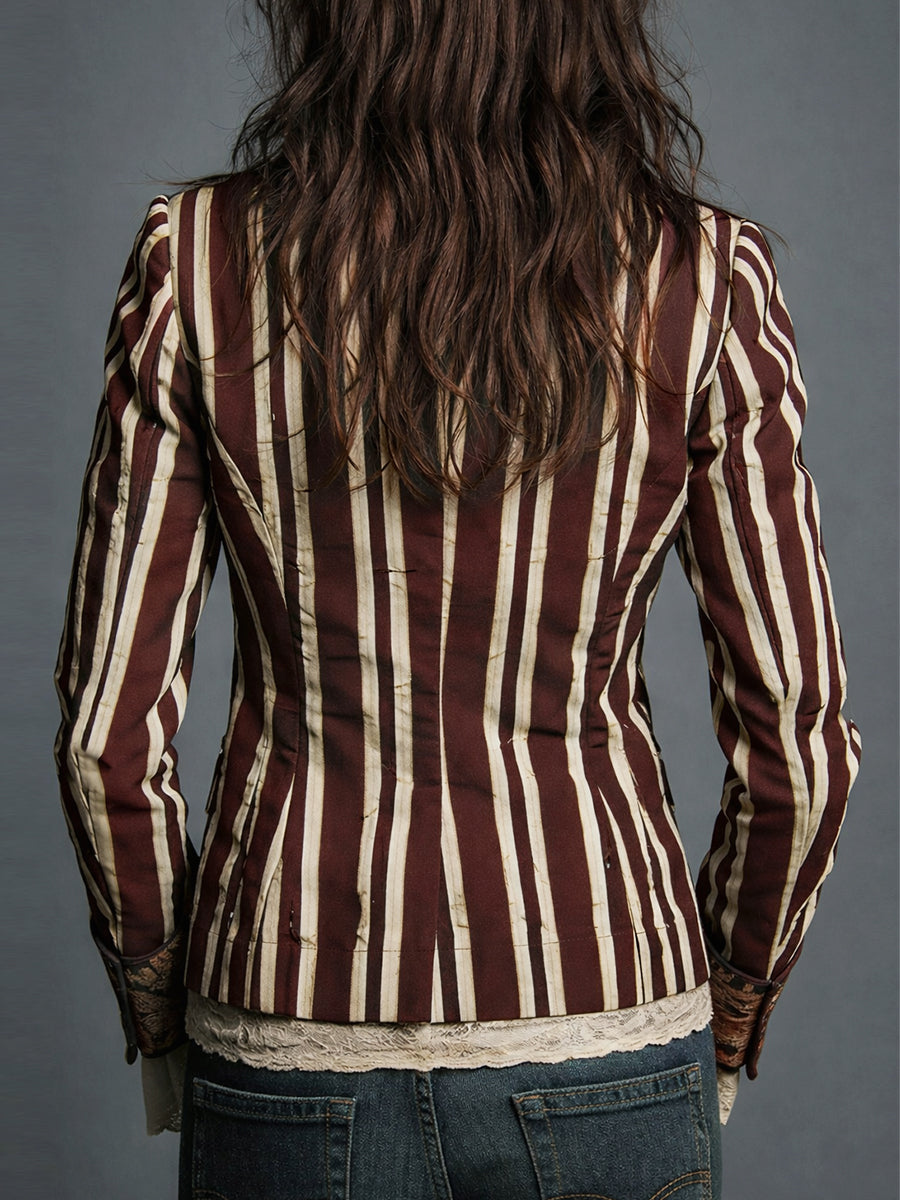 Juniper Bohemian Striped Blazer