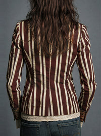 Juniper Bohemian Striped Blazer