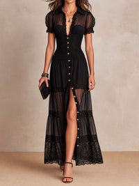 Gracie - Elegant Lace Maxi Dress