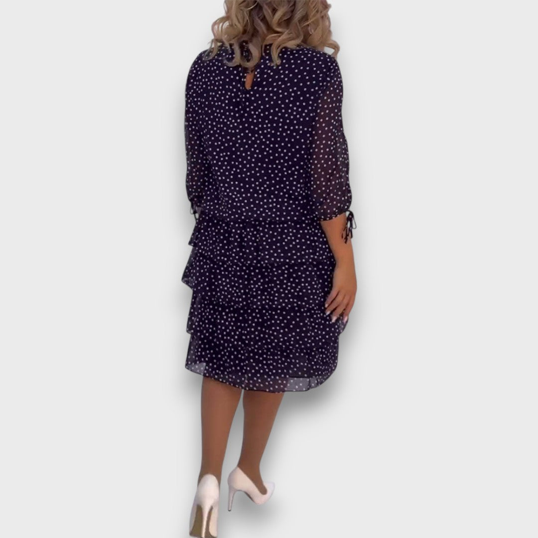 Namira – Polka Dot Ruffle Dress