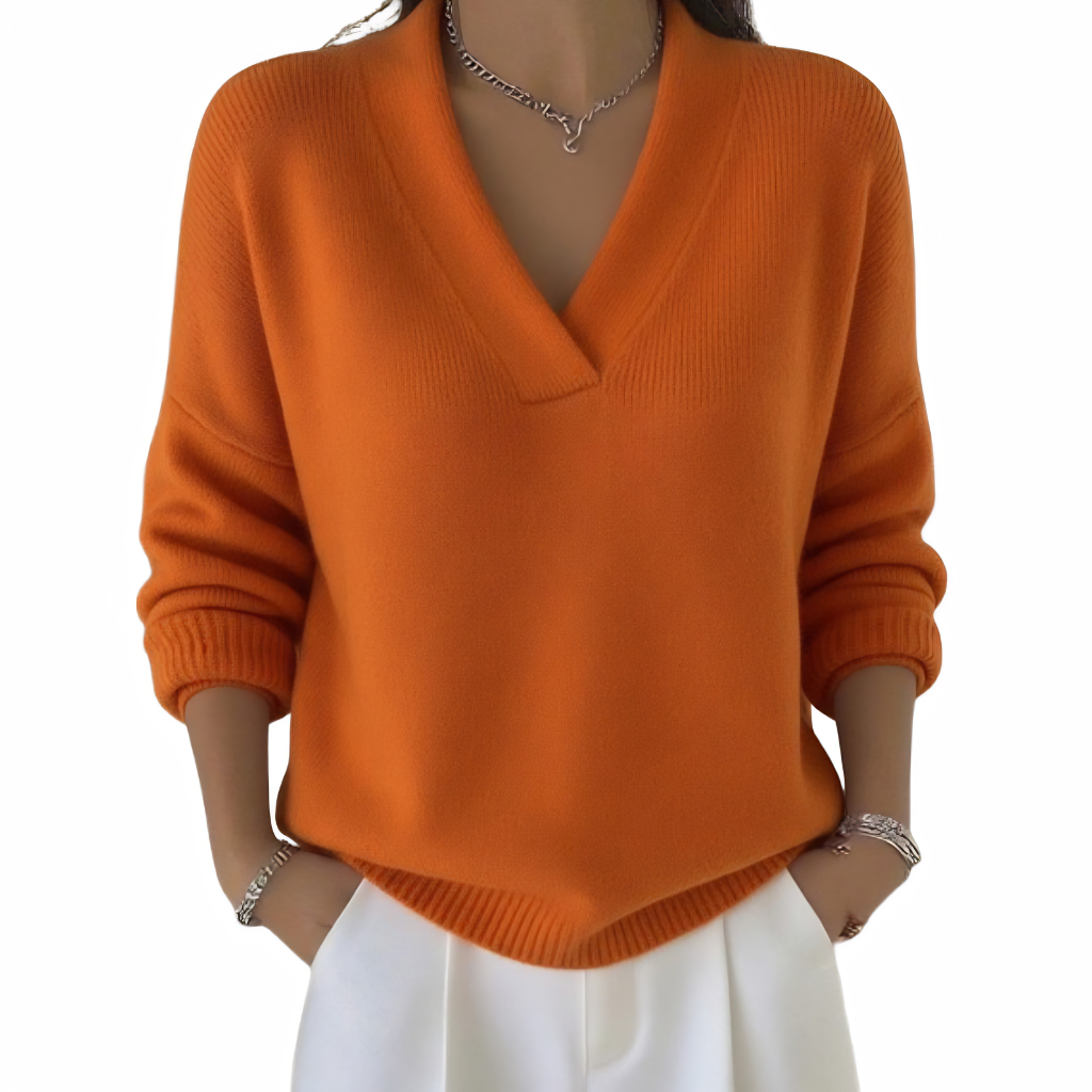 Maggie™ Effortless V-Neck Sweater