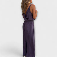 Helistra – Jumpsuit with Golden Accents and Boho Flair
