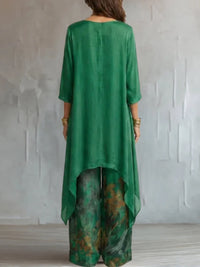 Ginevra | Floral Asymmetric Flowing Jumpsuit