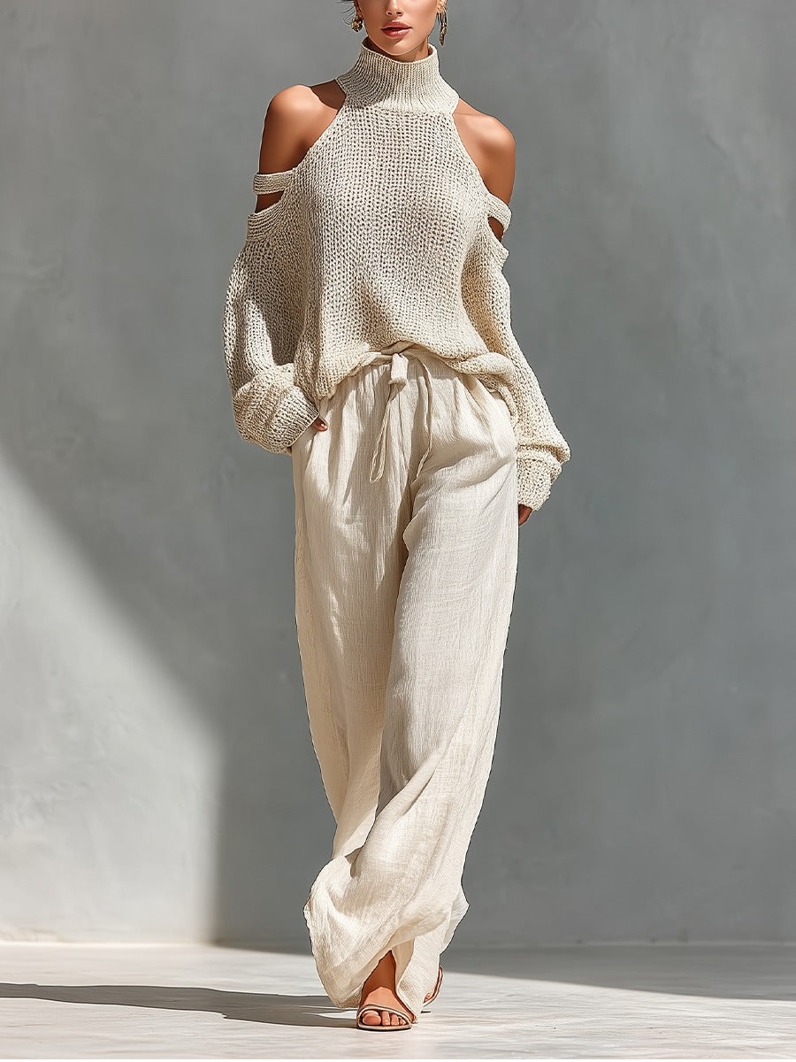 Camilla™ Modern knit and linen set
