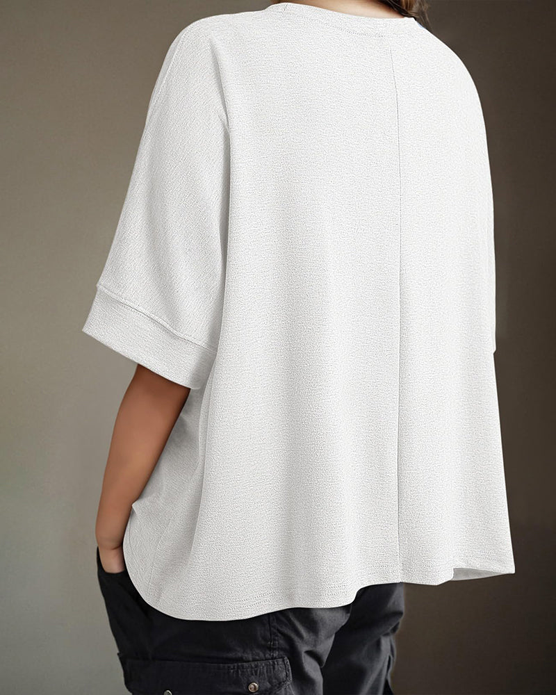 Soft Everyday Oversized Solid T-Shirt
