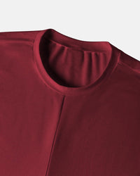 Women's Cinched Waist Wrap Top with Asymmetrical Criss Cross Back Tie Design