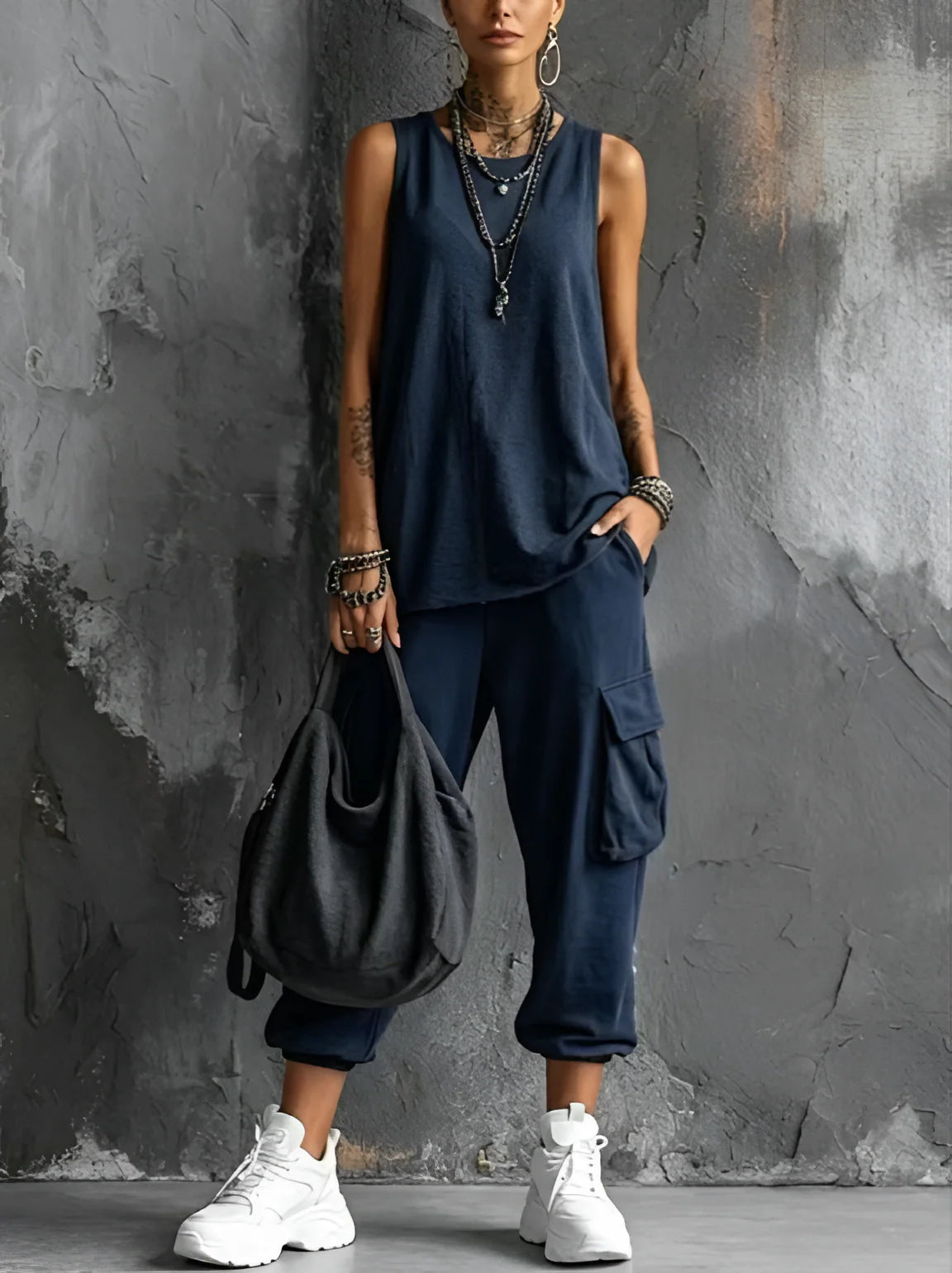 Valentina | Soft Casual Set with Pockets