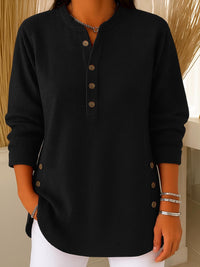 Women's Solid Color Crew Neck Pullover