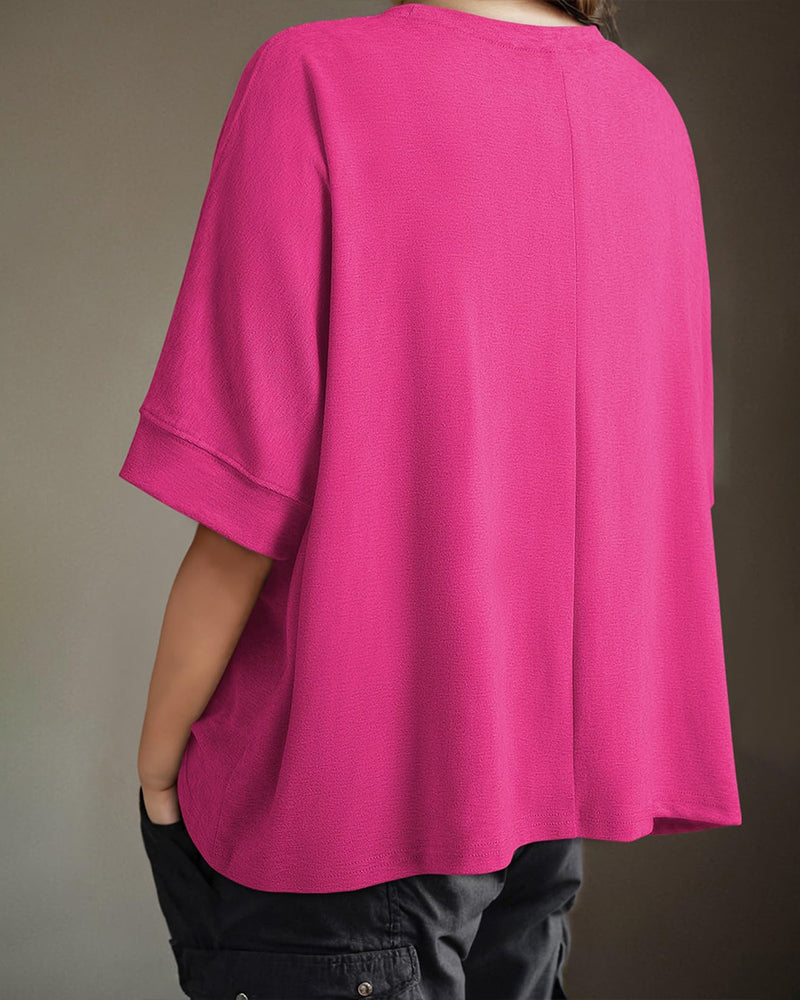 Soft Everyday Oversized Solid T-Shirt