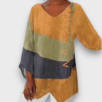 Mevara – Lightweight Blouse with Asymmetrical Hem