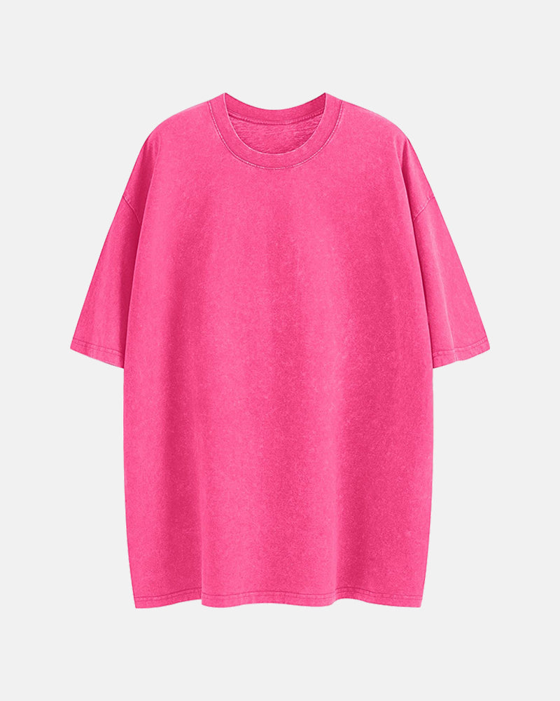 Oversized Acid Washed Cotton Vintage T-Shirts for Unisex