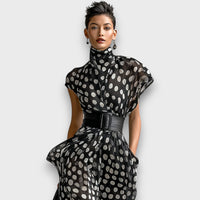 Selena – Maxi dress with polka dots
