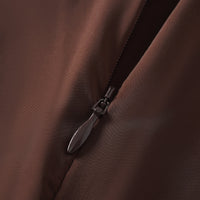 Charitina Brown Fitted Ruched Midi Dress