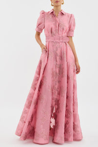 Aria™ | Dress with Short Puff Sleeves