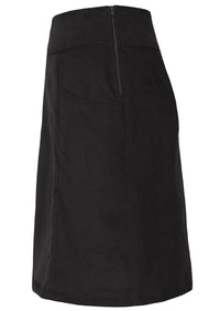 Aalia Corduroy Skirt Black