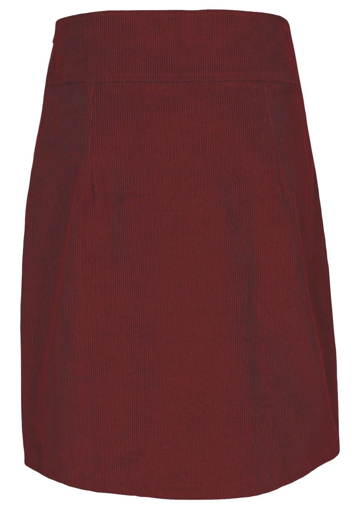 Aalia Corduroy Skirt Cabernet