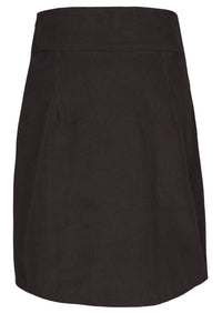 Aalia Corduroy Skirt Ganache