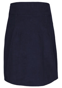 Aalia Corduroy Skirt Maritime Blue
