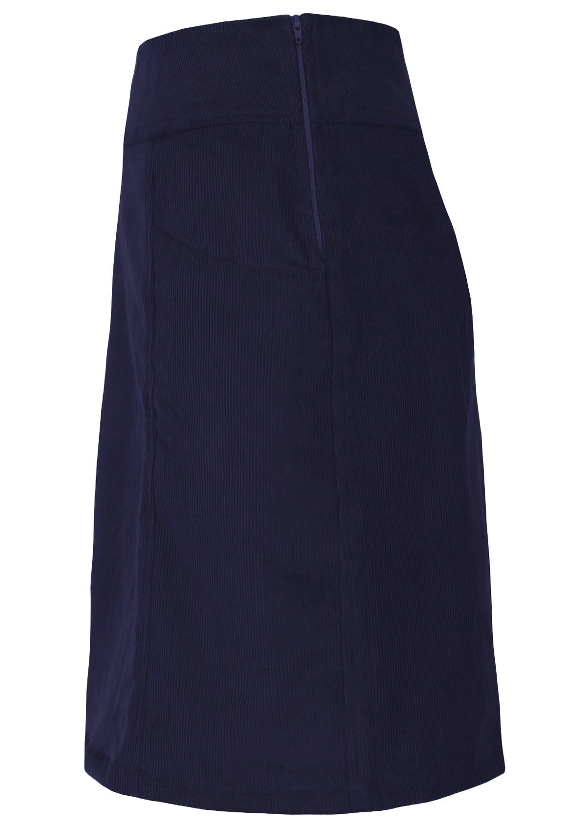 Aalia Corduroy Skirt Maritime Blue