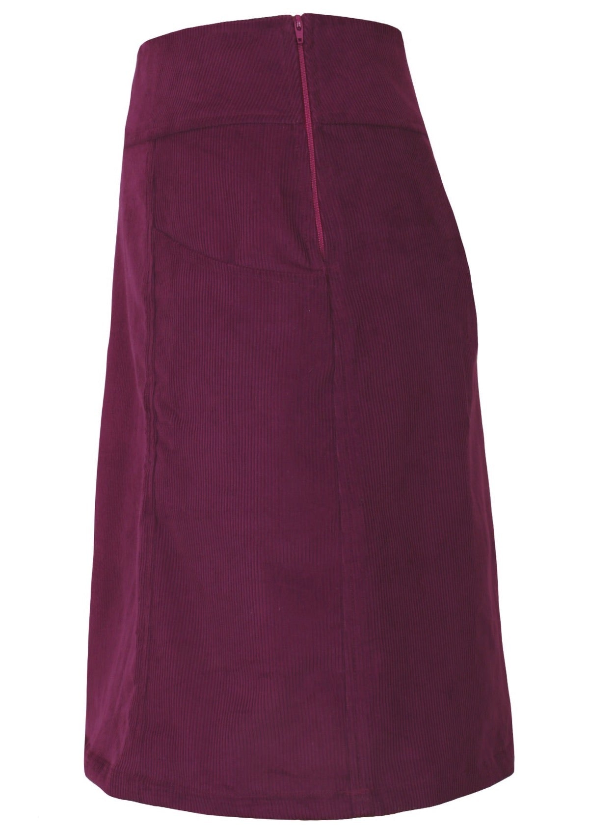 Aalia Corduroy Skirt Plum Caspia