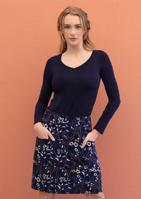 Aalia Corduroy Skirt Meadow