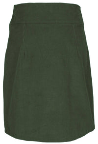 Aalia Corduroy Skirt Douglas Fir