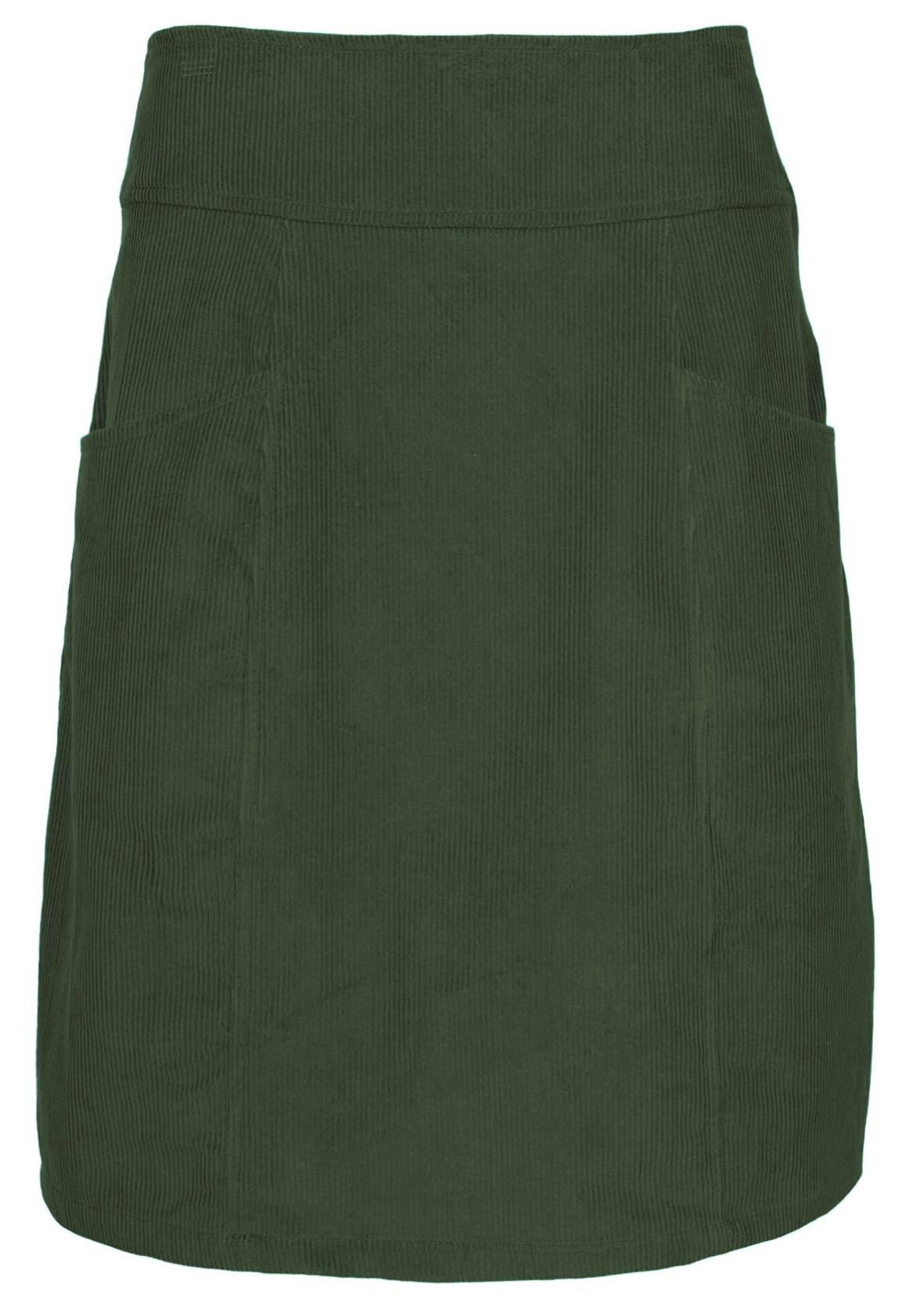 Aalia Corduroy Skirt Douglas Fir
