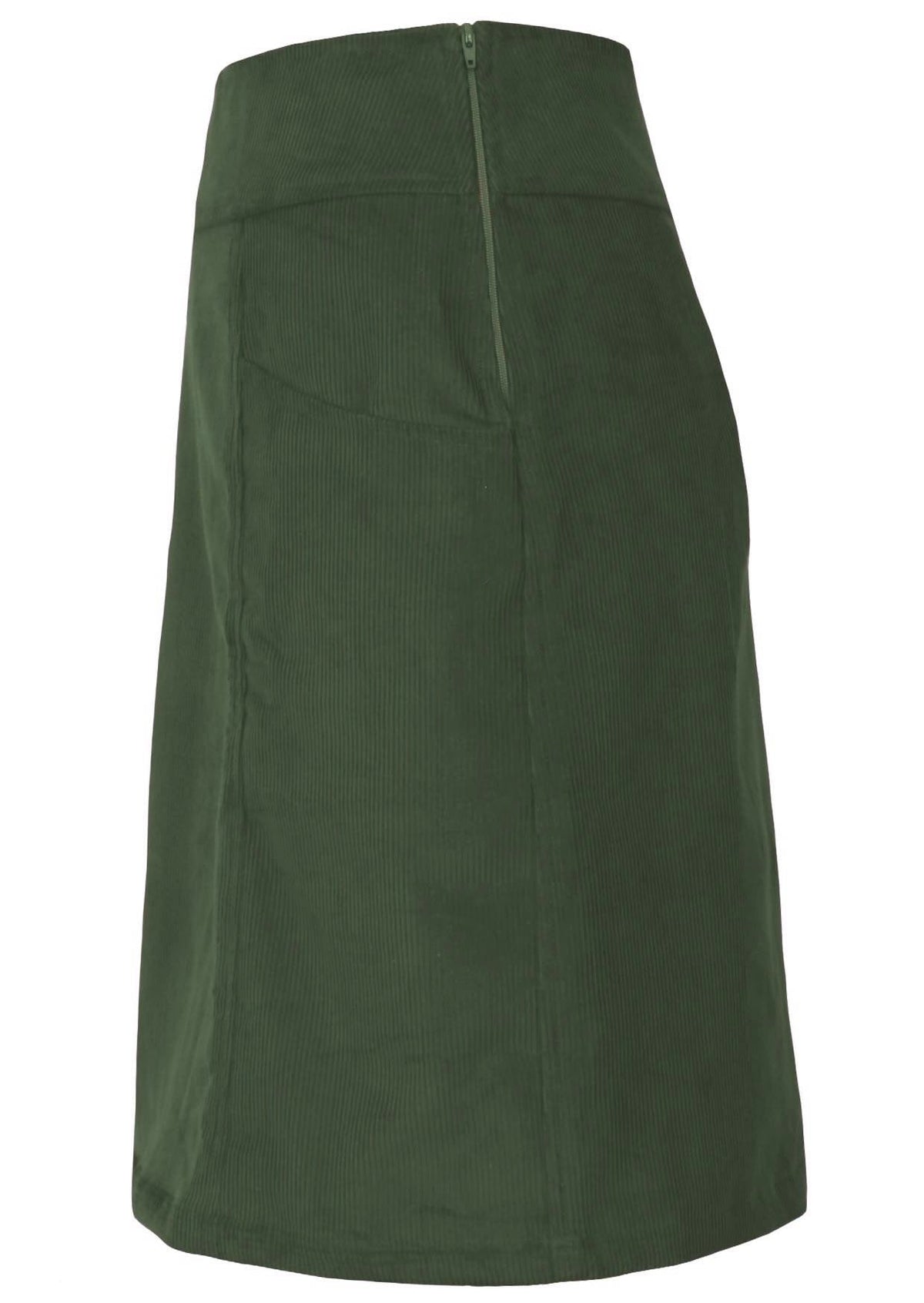 Aalia Corduroy Skirt Douglas Fir