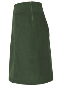 Aalia Corduroy Skirt Douglas Fir