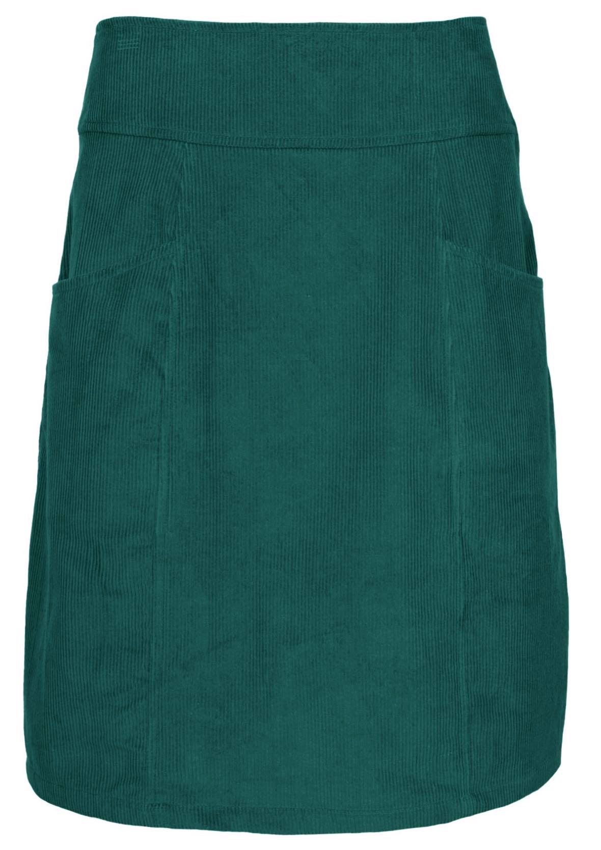 Aalia Corduroy Skirt Everglade
