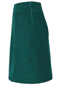 Aalia Corduroy Skirt Everglade